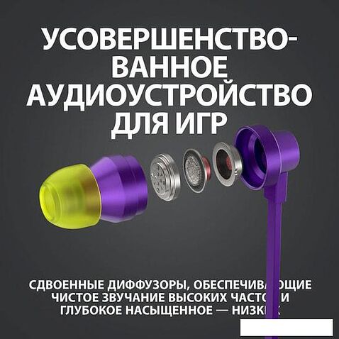 Наушники Logitech G333 (фиолетовый)