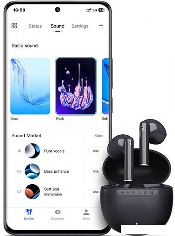 Наушники Haylou X1 Plus (космический синий)