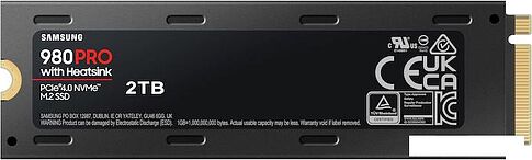 SSD Samsung 980 Pro с радиатором 2TB MZ-V8P2T0CW