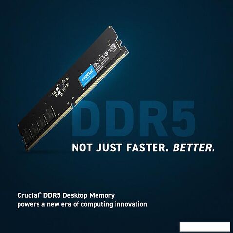 Оперативная память Crucial 8ГБ DDR5 4800 МГц CB8GU4800