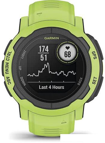 Умные часы Garmin Instinct 2 45 мм (электрик лайм)