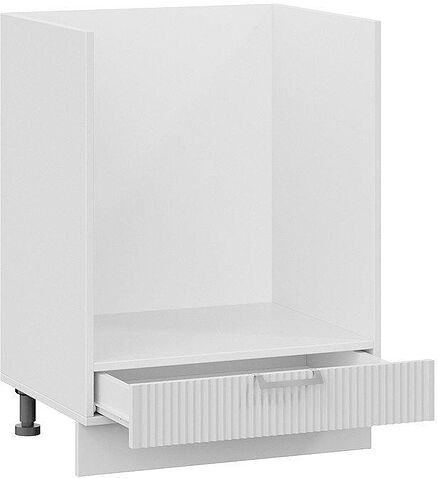 Шкаф напольный Трия Кимберли 1Н6Б (белый/сноу)