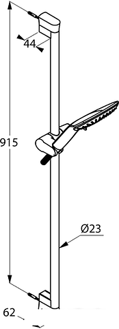 Душевой гарнитур Kludi Fizz [6774005-00]