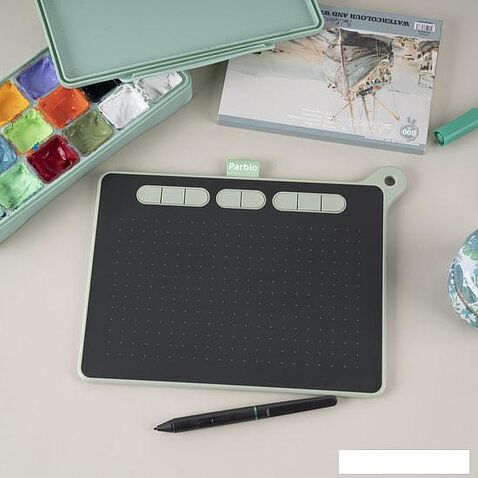 Графический планшет Parblo Ninos M (зеленый)