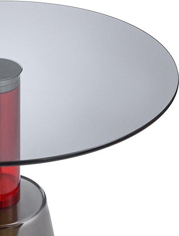 Журнальный столик Bergenson Bjorn Amalie MZTBL-CGLSGR-50 (серый/красный)