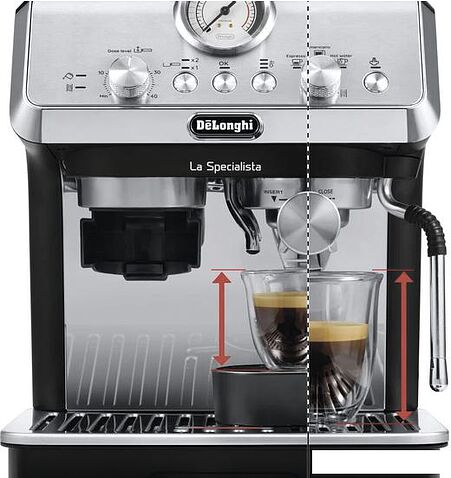 Эспрессо кофемашина DeLonghi La Specialista Arte Manual EC9155.MB