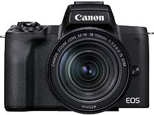Беззеркальный фотоаппарат Canon EOS M50 Mark II Kit EF-M 18-150mm f/3.5-6.3 IS STM (черный) Беззеркальный фотоаппарат Canon EOS M50 Mark II Kit EF-M 18-150mm f/3.5-6.3 IS STM (черный)