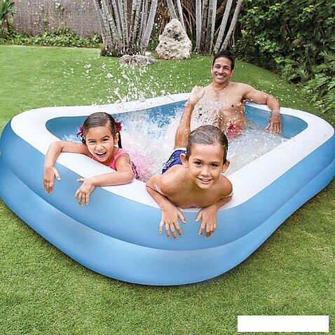 Надувной бассейн Intex Swim Center 57180 (203х152x48, голубой)