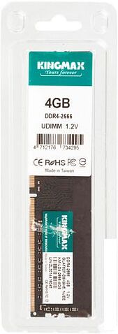 Оперативная память Kingmax 4ГБ DDR4 2666 МГц KM-LD4-2666-4GS