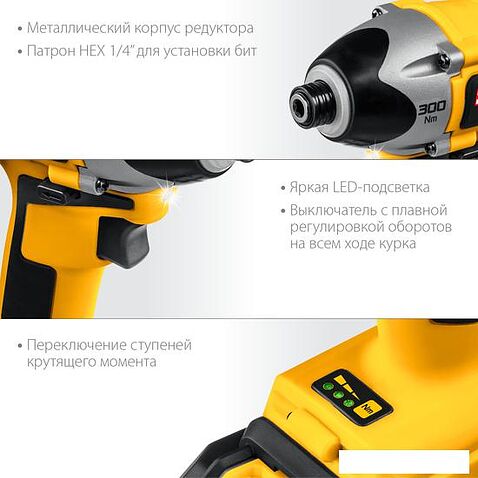 Винтоверт Steher CSB-300-2 (с 2-мя АКБ, кейс)