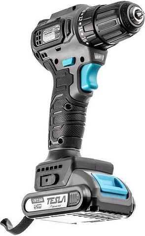 Дрель-шуруповерт Tesla TCD12BL 834528 (с 2-мя АКБ, кейс)