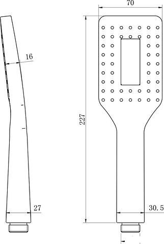 Душевая лейка Lauter Fleur 21S00126