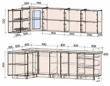Готовая кухня Интерлиния Мила Матте 1.5x2.6 А правая (белый-белый-опал светлый)