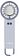 Вентилятор Rombica Flow Handy Fan VI Blue