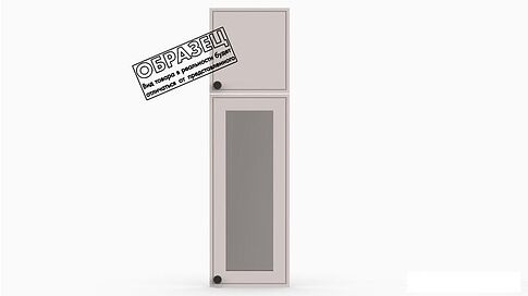 Готовая кухня Интермебель Лион-9 В-1 2.6м (белый софт/графит софт/мрамор лацио белый)