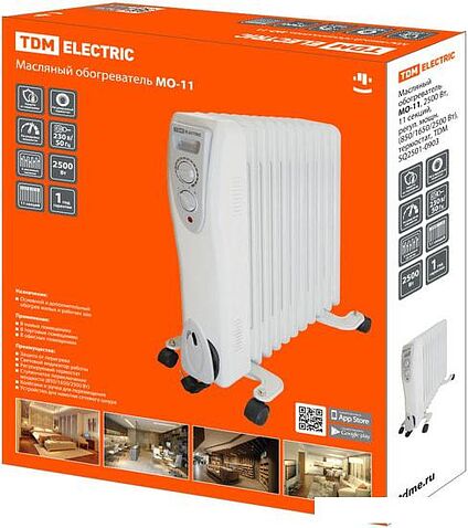 Масляный радиатор TDM Electric SQ2501-0903