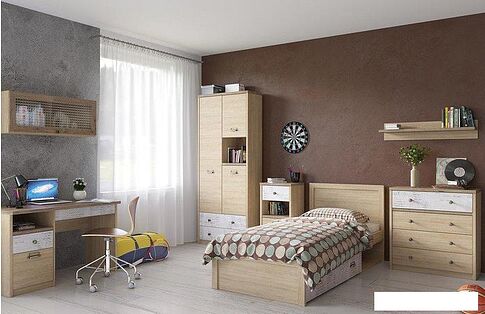 Комод Anrex Diesel 4S/D2 (дуб мадура/энигма)