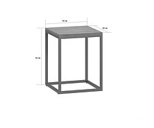 Журнальный столик LoftyHome Мальборк 3 1251779 (венге)