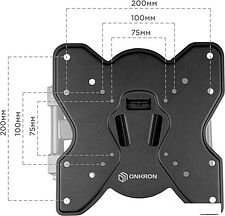 Кронштейн Onkron NP25 (черный)