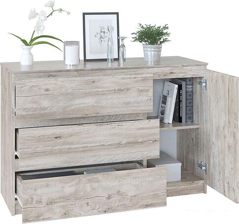 Комод Сокол Т-3Р (дуб юкон)