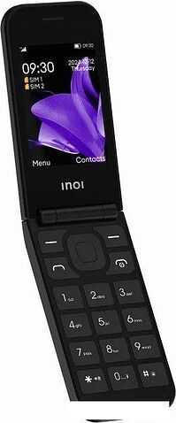 Телефон Inoi 284 Flip 4G (черный)