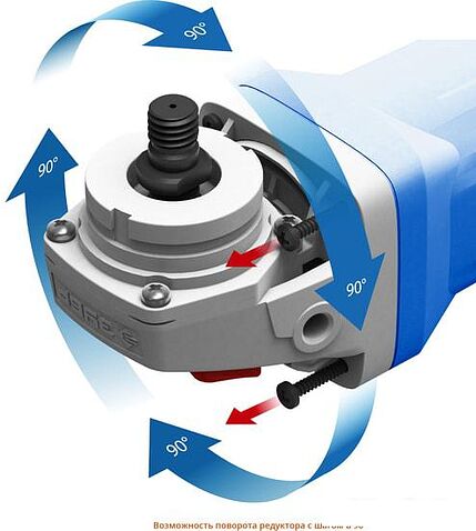 Угловая шлифмашина Зубр УШМ-П125-1000