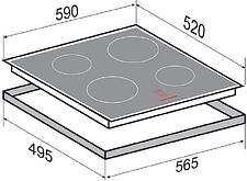 Варочная панель Zigmund & Shtain CI 30.6 B