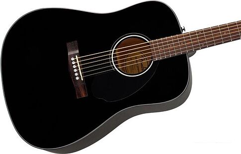 Акустическая гитара Fender CD-60S (черный)