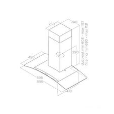 Кухонная вытяжка Elica Circus IX/A/90 68116392A