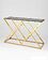 Консольный стол Stool Group Инсигния 115x30 ECST-026-TG-SK (стекло Smoke/сталь золото)