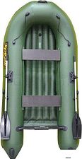 Моторно-гребная лодка Муссон 2900 НД (зеленый)