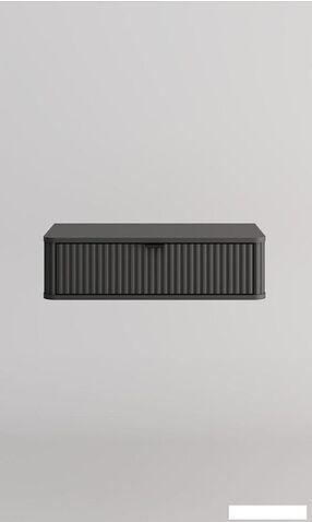 Тумба Arvento Rondo навесная 1S 72.6 см (графит/дарк грей)
