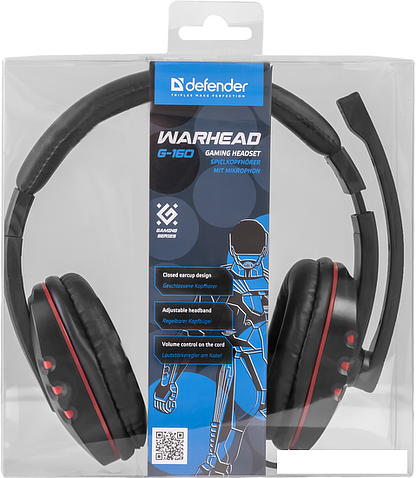 Наушники с микрофоном Defender Warhead G-160 [64113]
