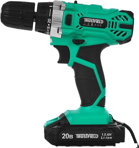 Дрель-шуруповерт Trustfield ETCD-18.2.1 (с 2-мя АКБ, кейс)