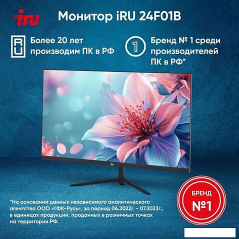 Монитор iRU Малахит 24F01B