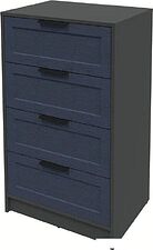 Комод Интерлиния Концепт Тренд КТ-К60 (антрацит/дуб королевский)