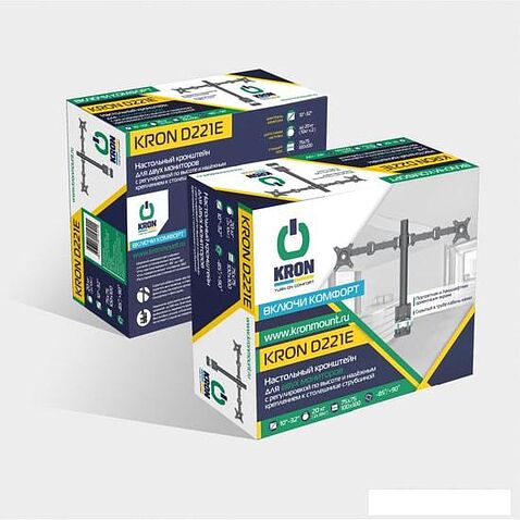 Кронштейн Onkron D221E (черный)