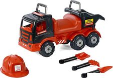 Каталка Полесье 200-02 Mammoet+каска+совок+грабли+лопата [57082]