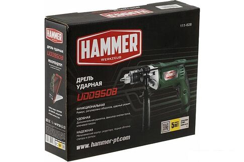 Ударная дрель Hammer UDD950B