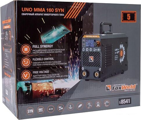 Сварочный инвертор FoxWeld UNO MMA 160 SYN 8541