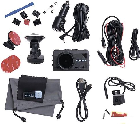 Видеорегистратор-радар детектор-GPS информатор (3в1) Roadgid X9 Gibrid GT 2CH