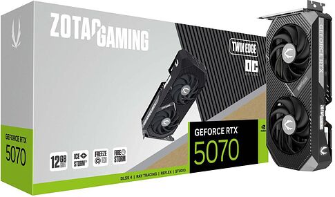 Видеокарта ZOTAC Gaming GeForce RTX 5070 Twin Edge OC ZT-B50700H-10P