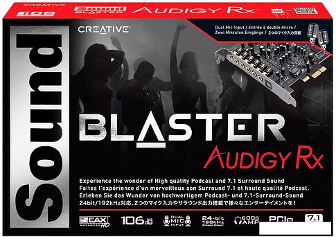 Звуковая карта Creative Sound Blaster Audigy Rx (SB1550)