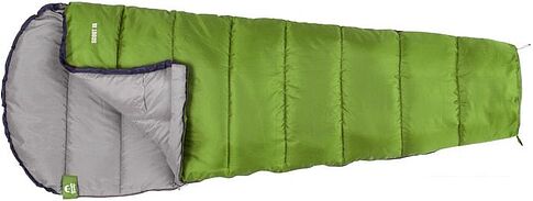 Спальный мешок Jungle Camp Scout Jr (левая молния, зеленый/серый)