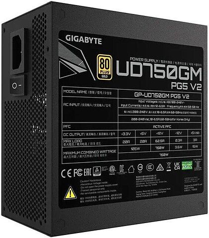 Блок питания Gigabyte UD750GM PG5 V2