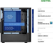 Корпус XASTRA A300 4ARGB (черный)