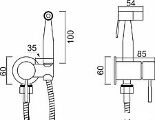 Гигиенический душ РМС SUS129-5-1