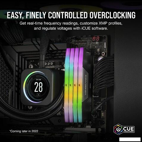 Оперативная память Corsair Vengeance RGB 2x16ГБ DDR5 6000 МГц CMH32GX5M2B6000C30