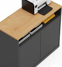 Тумба Crafto Тина 04 90x40x75 (графит дуб)