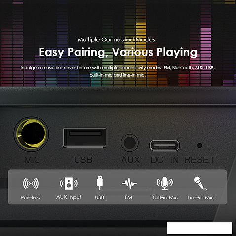 Беспроводная колонка Oraimo Bass Go Boom OBS-75D